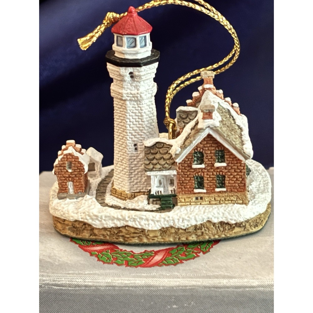Harbour Lights Coney Island NY Lighthouse Ornament 2002Society Exclusive & Box[L